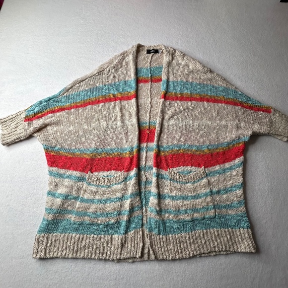 BDG Women Striped Cardigan Sweater Medium Urban Outfitters - Picture 1 of 11